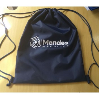 Brindes Promcionais - Mochila Saco Personalizada Nylon Resinado